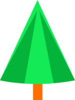 design de símbolo de sinal de ícone de árvore de natal png