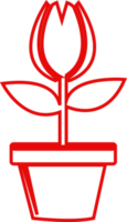 bloem pictogram flora teken symbool ontwerp png