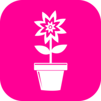 Flower icon flora sign symbol design png