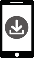 Phone mobile icon sign symbol design png