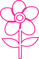 Flower icon flora sign symbol design png