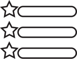 design de símbolo de sinal de ícone de menu png