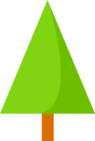 design de símbolo de sinal de ícone de árvore de natal png