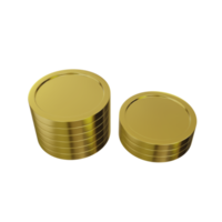 Stack of gold coins png