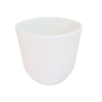 White realistic cup. png