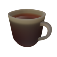 tasse réaliste en porcelaine. png