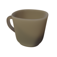 maqueta de taza marrón. png