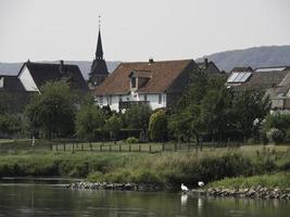 el río weser en alemania foto