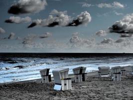 la playa de wangerooge foto