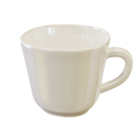 Elfenbein realistische Tasse. png