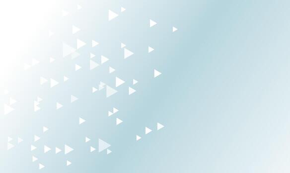 Abstract triangle pattern banner in blue and white colors. Creative background with triangles. Concept vector illustration