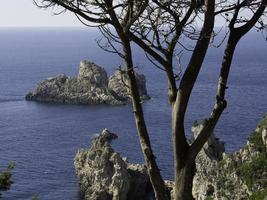 la isla de corfú foto