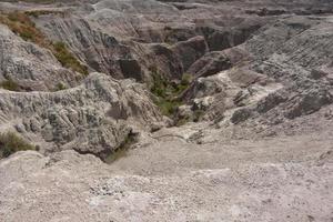 Badlands with Peaks and Valleys in South Dakota photo