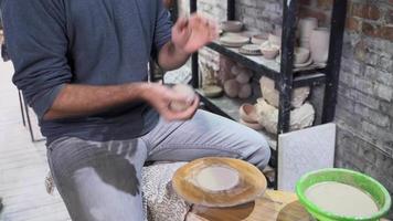 People in Studio at Pottery Class video