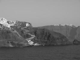 Santorin Island in greece photo