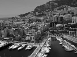 Monaco at the mediterranean sea photo
