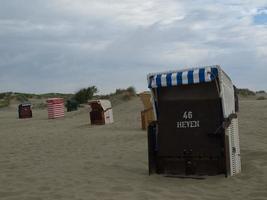 la isla de borkum en el mar del norte foto