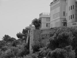 monaco at the mediterranean sea photo