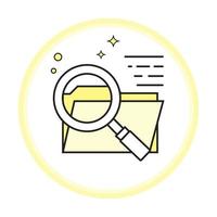 Icon Search For Website vector