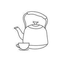 vector teapot editable