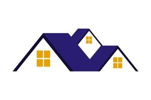 Vector illustration icon of house in simple flat design. Good for anything related to real estate, architecture, residential