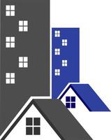 Vector illustration icon of house in simple flat design. Good for anything related to real estate, architecture, residential