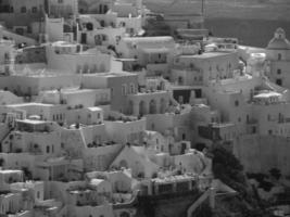 the island of Santorini photo