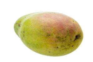 Green mango on white photo