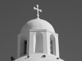 isla de santorini en grecia foto