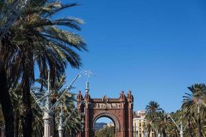 arco de triunfo de barcelona foto