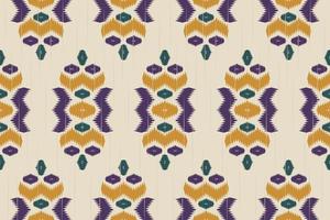 Ethnic oriental ikat seamless pattern traditional. Fabric Indian style. Design for background, wallpaper, vector illustration, fabric, clothing, carpet, textile, batik, embroidery.