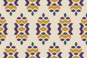 étnico oriental ikat de patrones sin fisuras tradicional. tela estilo indio. diseño para fondo, papel pintado, ilustración vectorial, tela, ropa, moqueta, textil, batik, bordado. vector