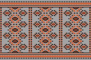 Carpet ethnic pattern art. Ikat seamless pattern traditional. American, Mexican style. Design for background, wallpaper, vector illustration, fabric, clothing, carpet, textile, batik, embroidery.