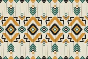 Carpet ethnic pattern art. Ikat seamless pattern in tribal. American, Mexican style. Design for background, wallpaper, vector illustration, fabric, clothing, carpet, textile, batik, embroidery.