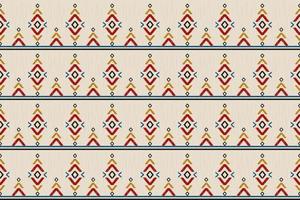 Ethnic oriental ikat seamless pattern traditional. Fabric Indian style. Design for background, wallpaper, vector illustration, fabric, clothing, carpet, textile, batik, embroidery.