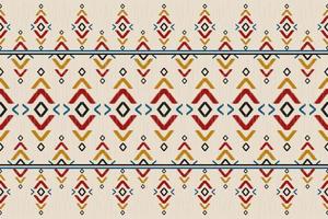 arte de patrones étnicos ikat. patrón transparente tradicional. estilo americano, mexicano. diseño para fondo, papel pintado, ilustración vectorial, tela, ropa, moqueta, textil, batik, bordado. vector