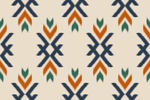 Fabric Mexican style. Ikat seamless pattern traditional. Design for background, wallpaper, vector illustration, fabric, clothing, carpet, textile, batik, embroidery.