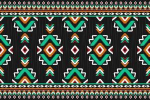 Ikat seamless pattern in tribal. Geometric ethnic oriental pattern. Design for background, wallpaper, vector illustration, fabric, clothing, carpet, textile, batik, embroidery.