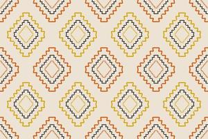 Fabric ethnic style. Ikat seamless pattern traditional. Design for background, wallpaper, vector illustration, fabric, clothing, carpet, textile, batik, embroidery.