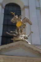 Vienna, Austria, 2022 - Heldenplatz in the Hofburg complex, Vienna, Austria photo