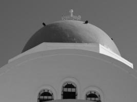 the island of Santorini photo