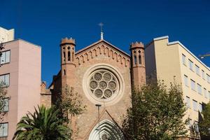 Buildings' facades of great architectural interest in the city of Barcelona - Spain photo