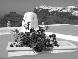 the island of Santorin photo