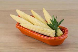 Raw baby corn photo