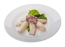 Boiled squid meal photo