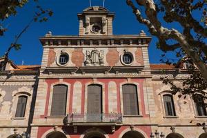 Barcelona - Parliament of autonomous Catalonia. Architecture landmark. photo