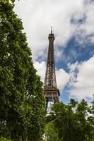 Eiffel Tower Paris portrait view photo