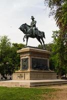 Rome, Italy, 2022 - Statue of carlo alberto photo