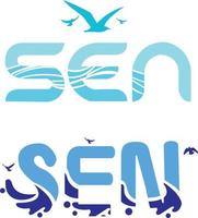 Logo letter sen vector for your company