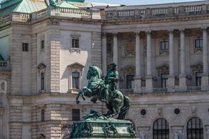 Vienna, Austria, 2022 - Heldenplatz in the Hofburg complex, Vienna, Austria photo